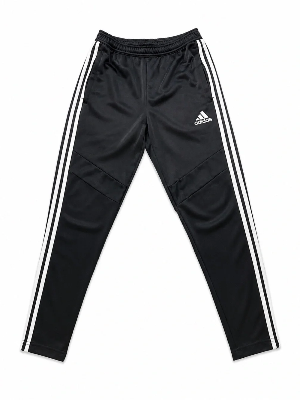 Adidas Tiro Soccer Training Pants Black White 3-Stripes Zip Ankle Men’s Small